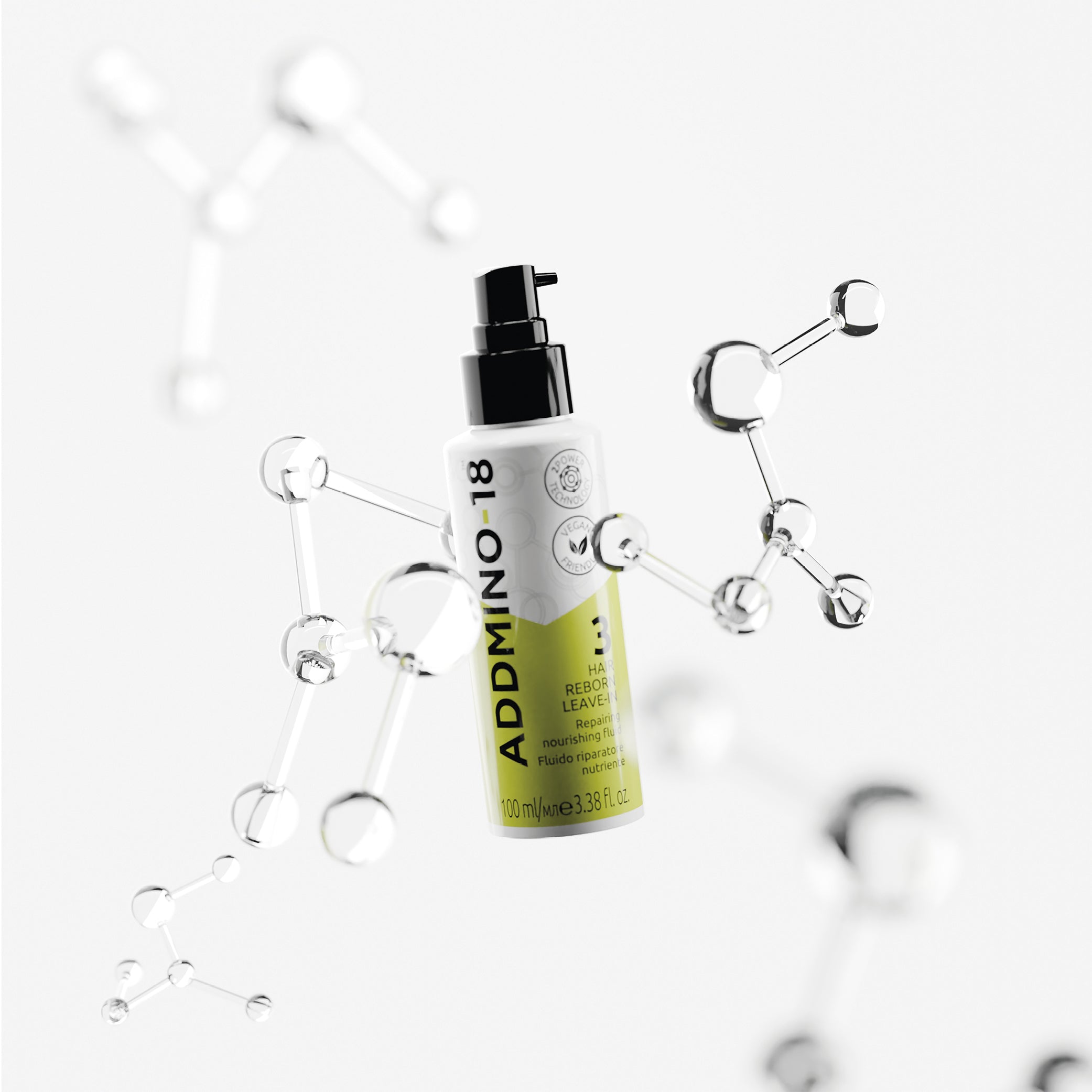 ADDMINO-18 HAIR REBORN LEAVE-IN TREATMENT 3.38OZ