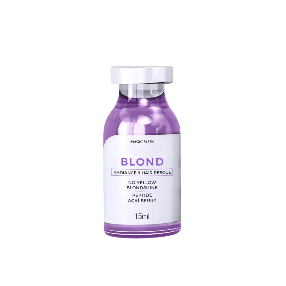 MAGIC SLEEK Blonde Radiance & Hair Rescue - 6X 15ml vials