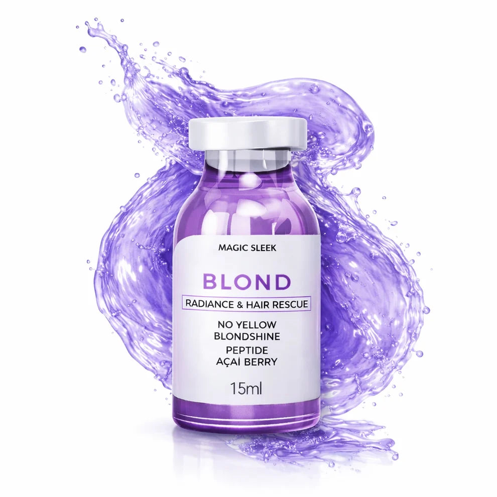 MAGIC SLEEK Blonde Radiance & Hair Rescue - 6X 15ml vials