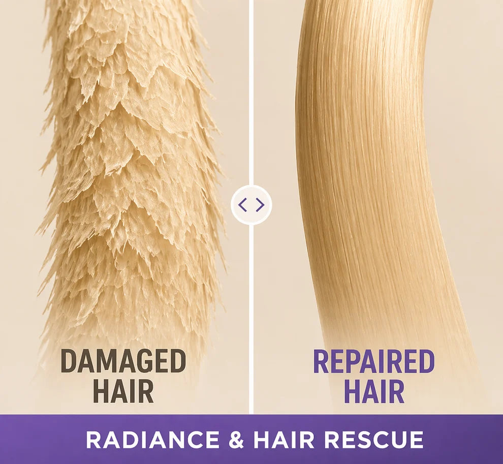 MAGIC SLEEK Blonde Radiance & Hair Rescue - 6X 15ml vials