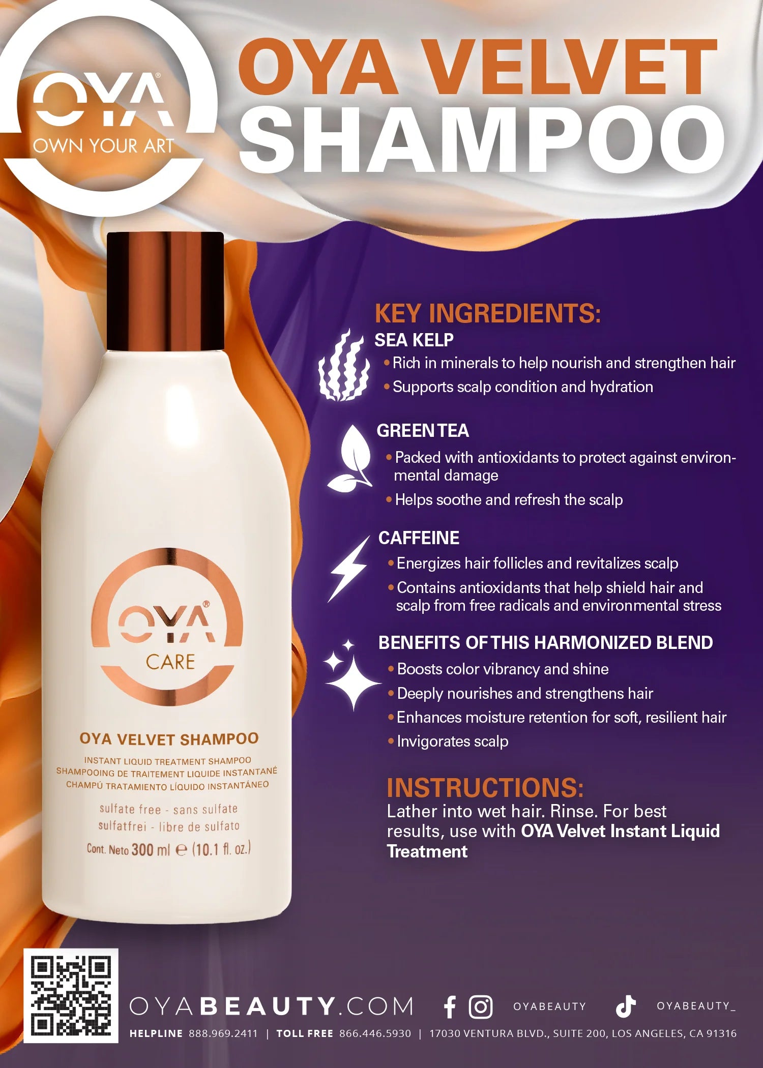 OYA Velvet Instant Liquid Treatment