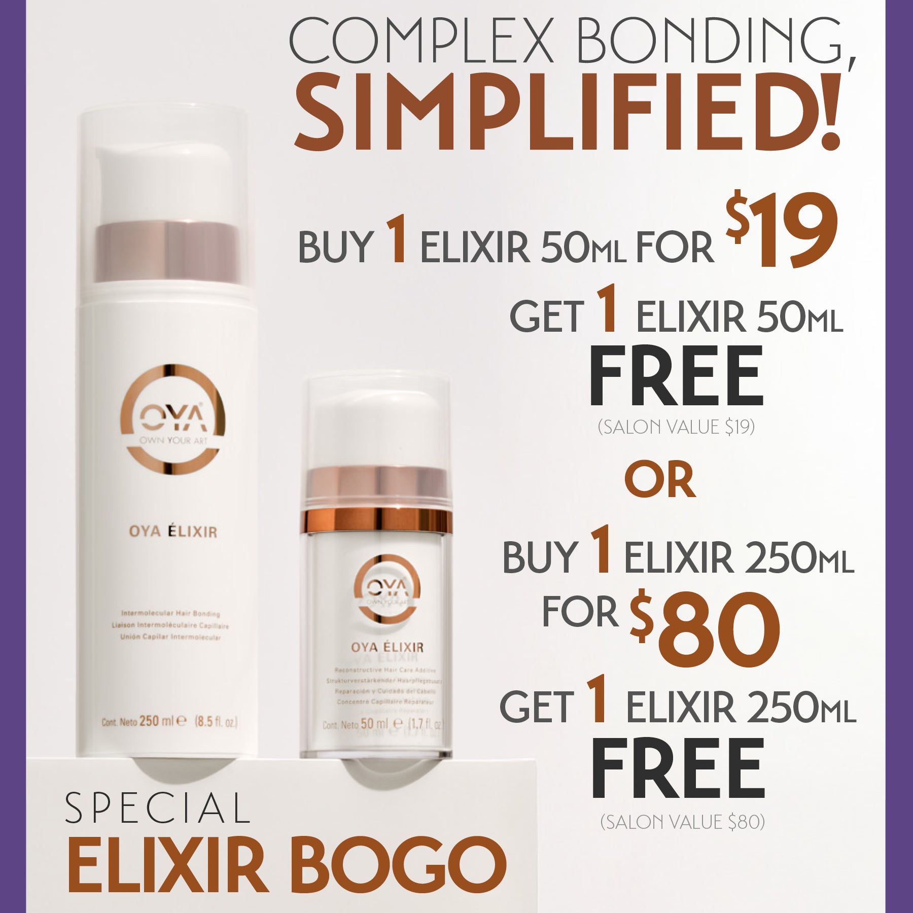 OYA Elixir | Salon-Grade Hydrating Hair Treatment for Professionals