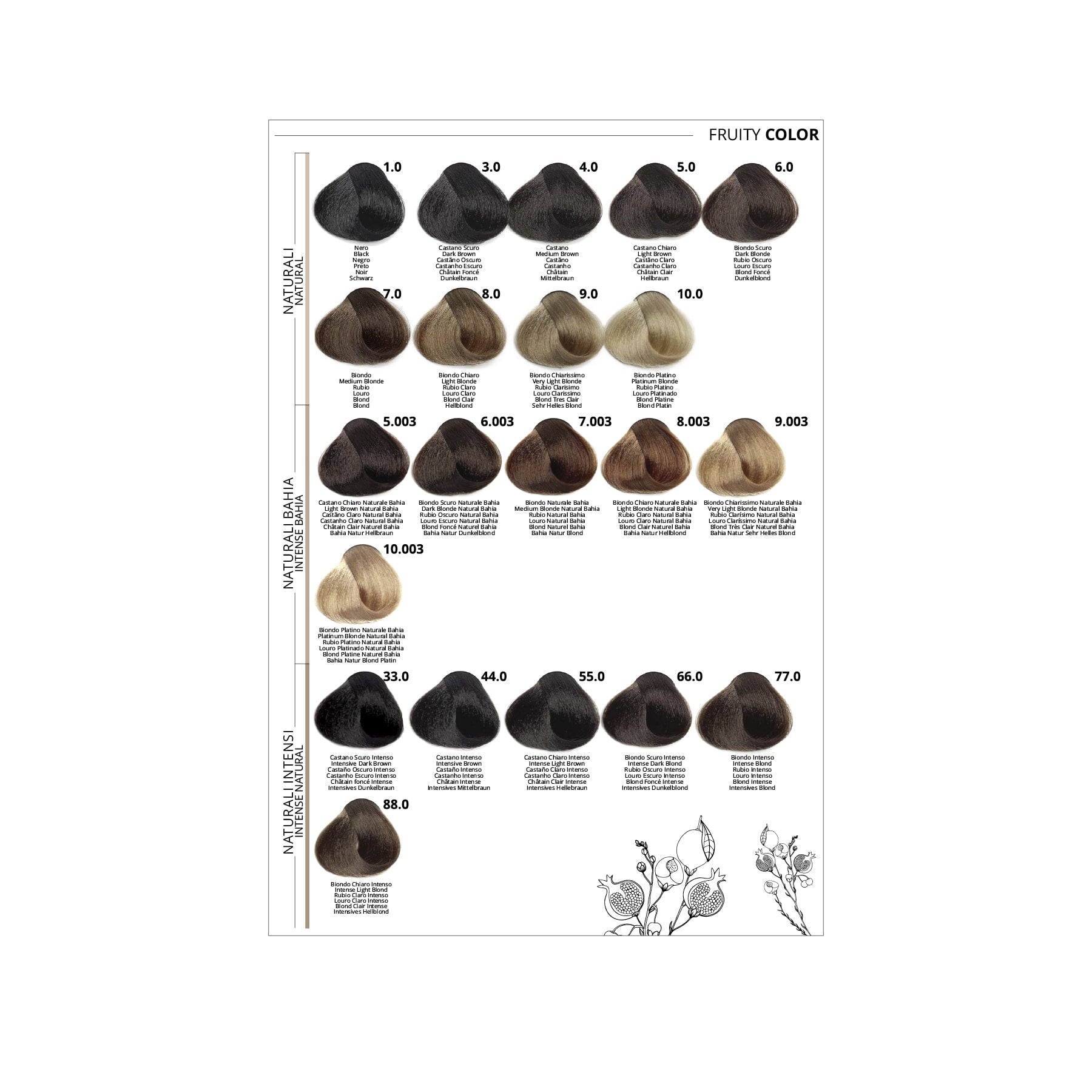 TUTTO (Puring) Swatchbook