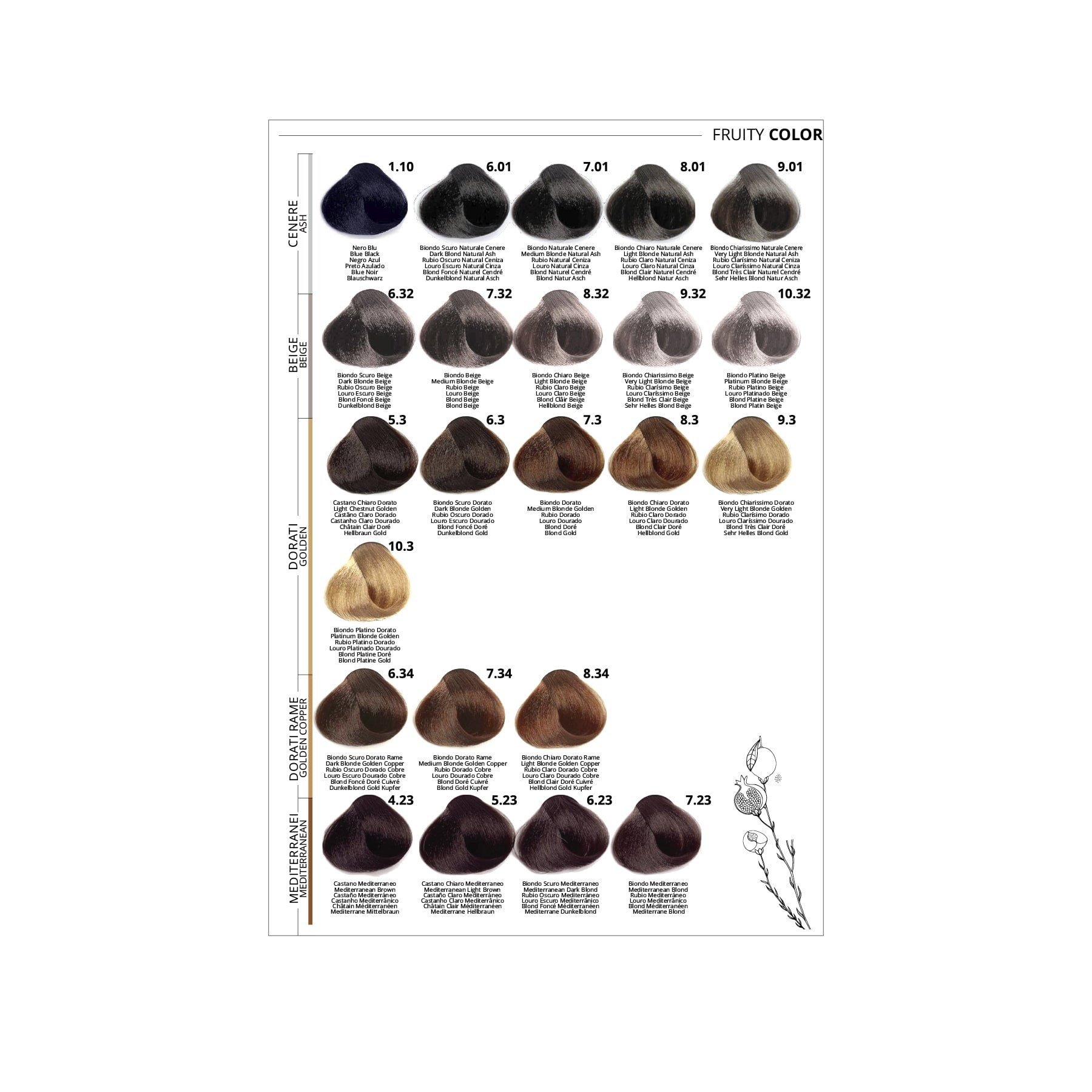 TUTTO (Puring) Swatchbook