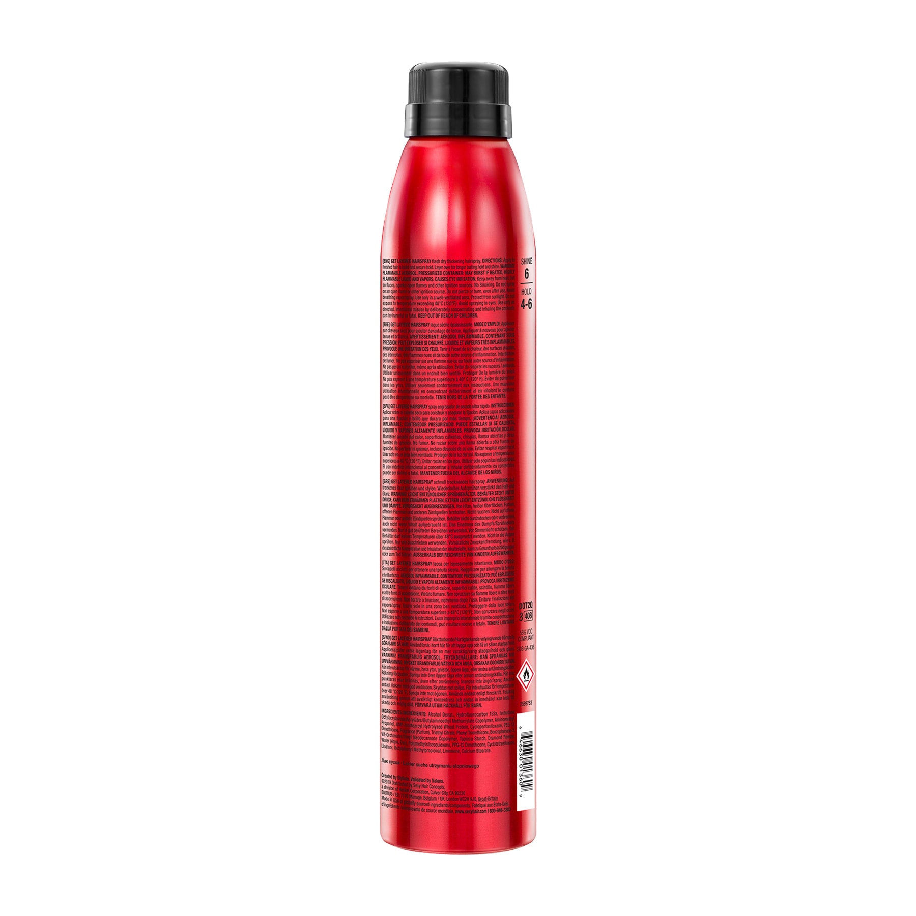 SEXYHAIR Big Get Layered Hairspray 8 oz