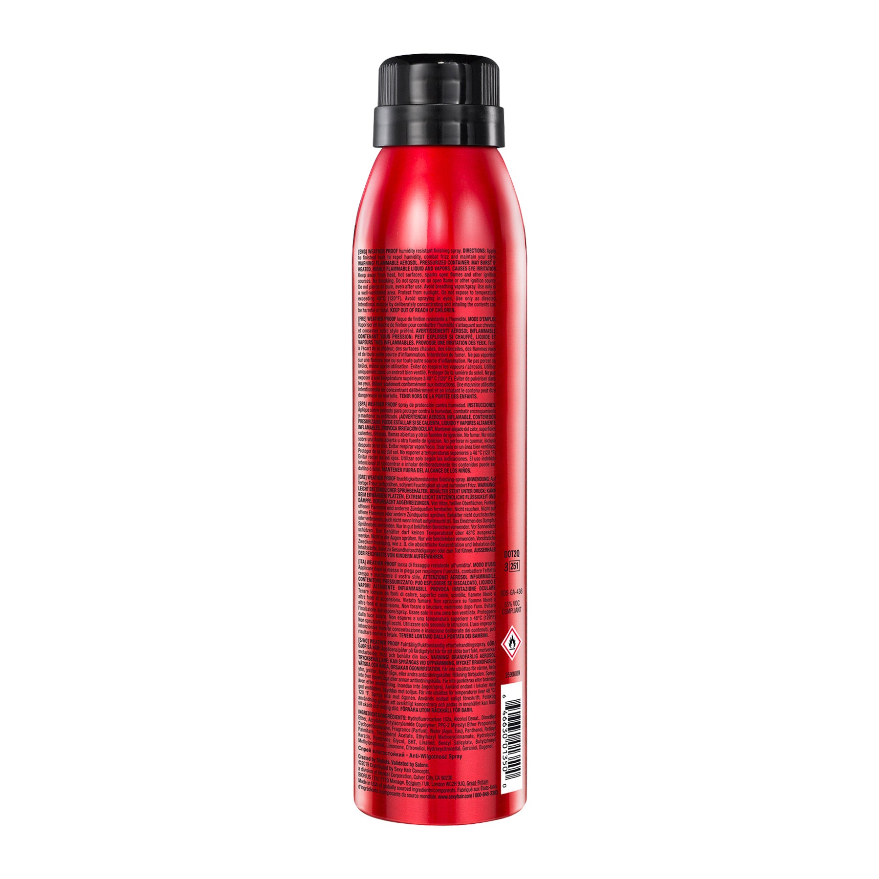 SEXYHAIR Big Weather Proof Spray 5.0 oz