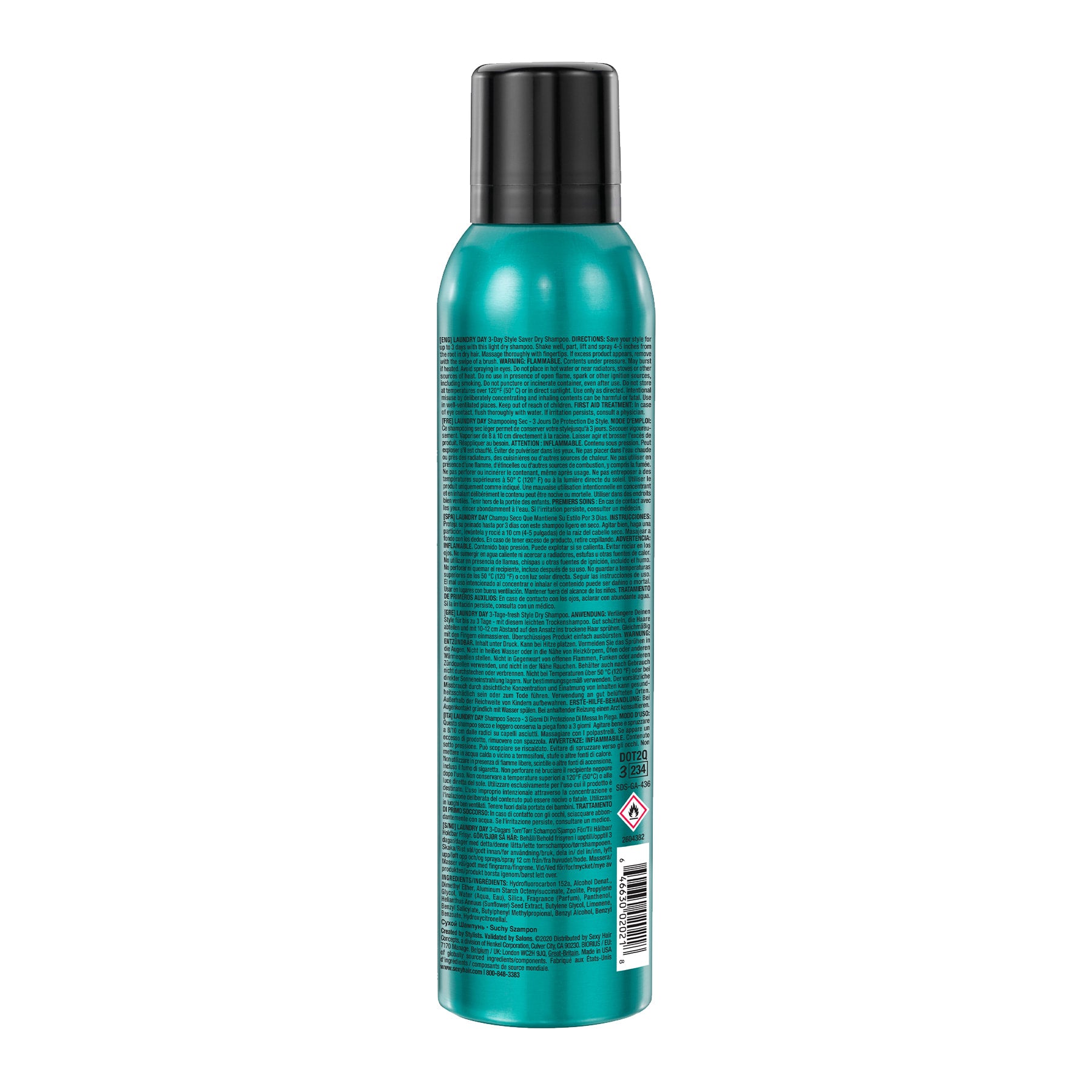 SEXYHAIR Healthy Laundry Day Dry Shampoo 5.1oz