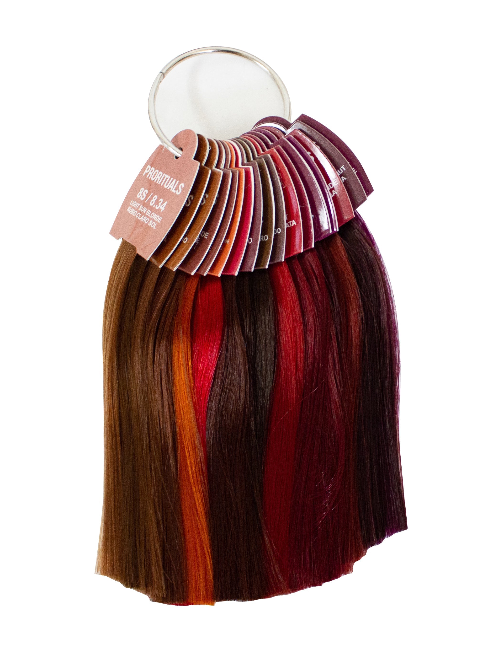 PRORITUALS PROFESSIONAL HAIR COLOR Chart & Swatch Rings
