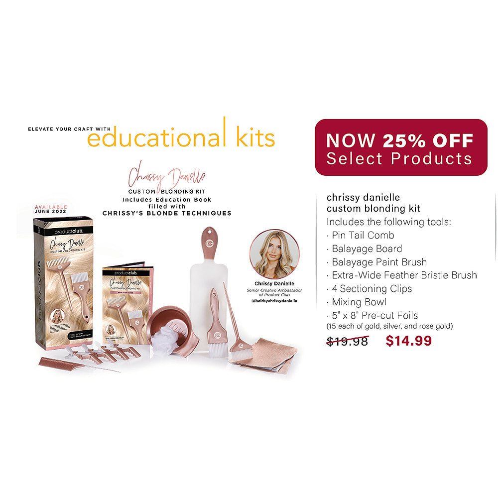 PRODUCT CLUB CHRISSY DANIELLE CUSTOM BLONDING KIT