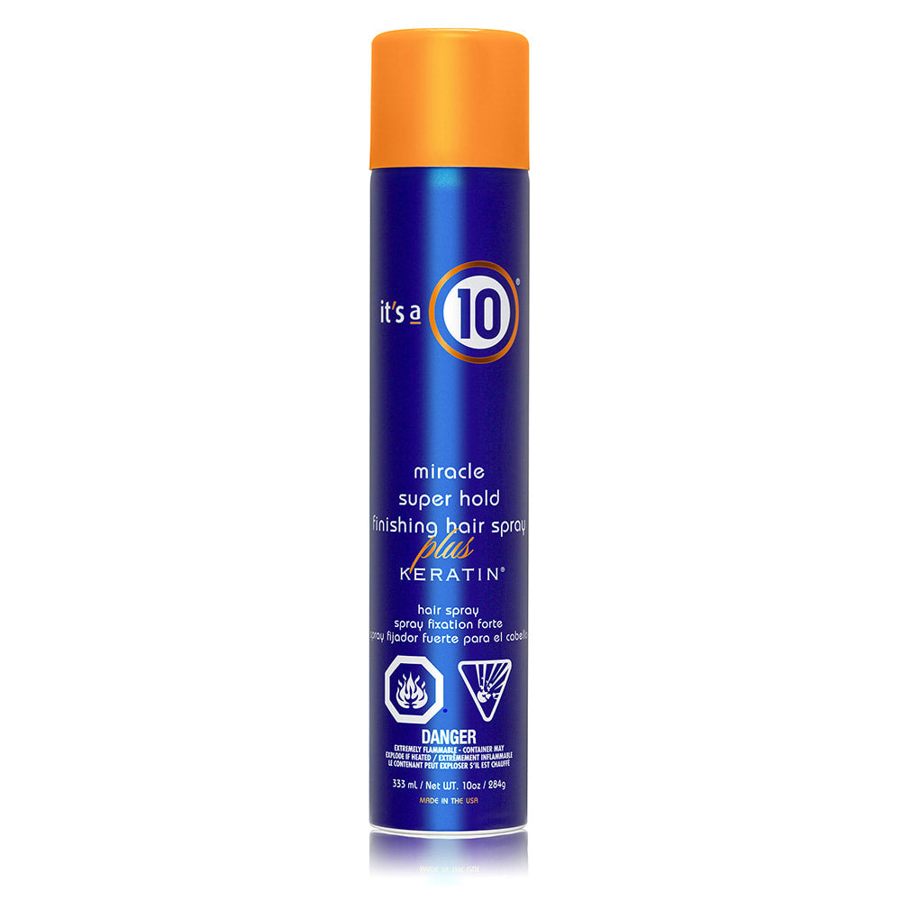 It's a 10 Miracle Super Hold Finishing Spray Plus KERATIN 10 oz